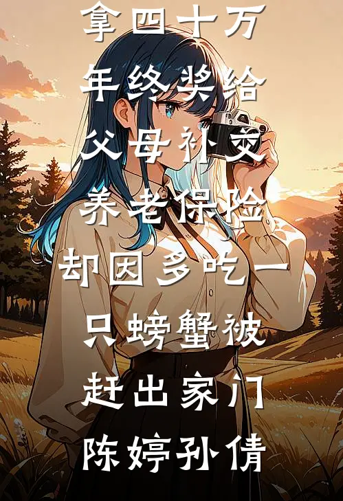 拿四十万年终奖给父母补交养老保险，却因多吃一只螃蟹被赶出家门陈婷孙倩最新小说全文阅读_最新推荐小说拿四十万年终奖给父母补交养老保险，却因多吃一只螃蟹被赶出家门陈婷孙倩