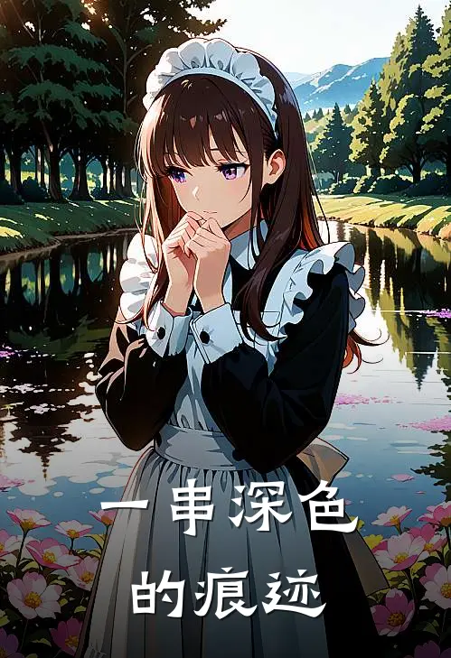 一串深色的痕迹