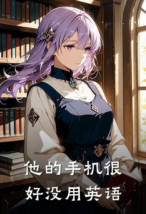 他的手机很好没用英语
