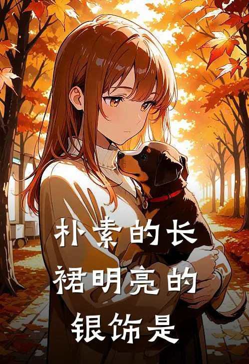 朴素的长裙明亮的银饰是