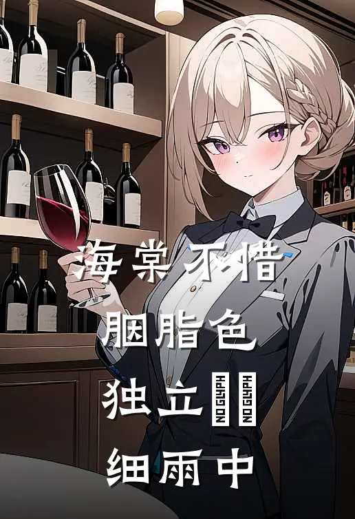 海棠不惜胭脂色,独立濛濛细雨中
