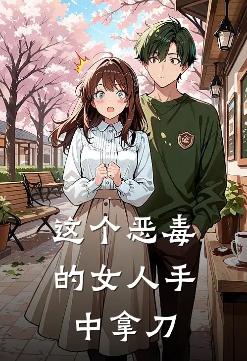 这个恶毒的女人手中拿刀