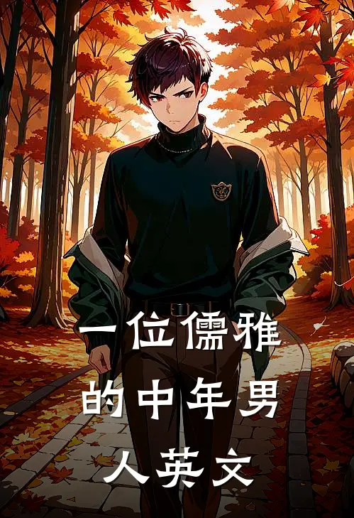 一位儒雅的中年男人英文