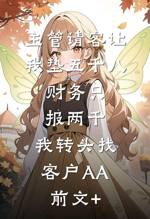 主管请客让我垫五千八，财务只报两千，我转头找客户AA前文+