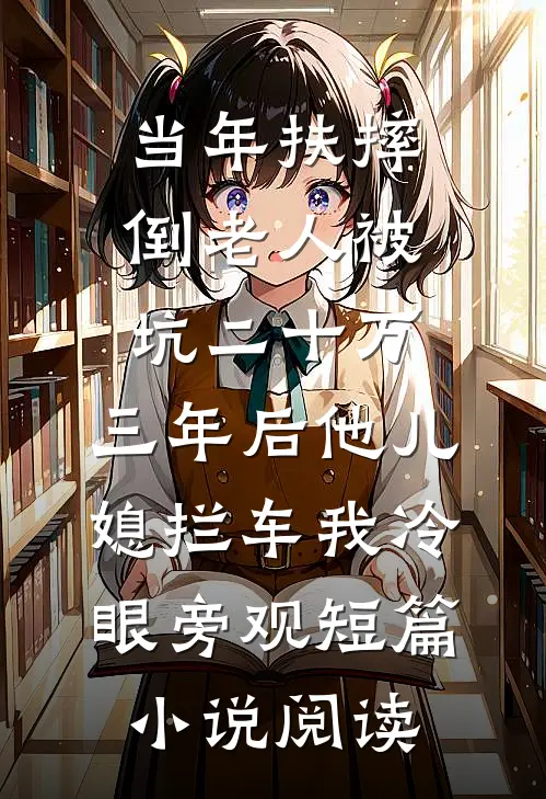 当年扶摔倒老人被坑二十万，三年后他儿媳拦车我冷眼旁观短篇小说阅读