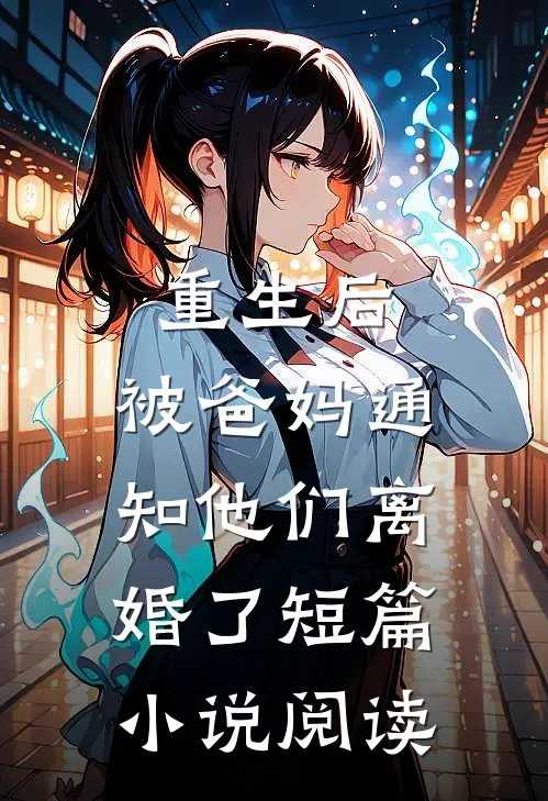 重生后,被爸妈通知他们离婚了短篇阅读全文