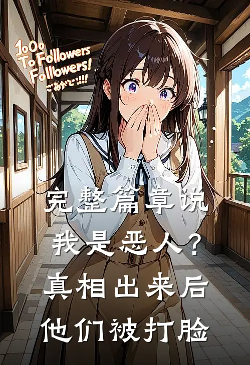 完整篇章说我是恶人？真相出来后他们被打脸